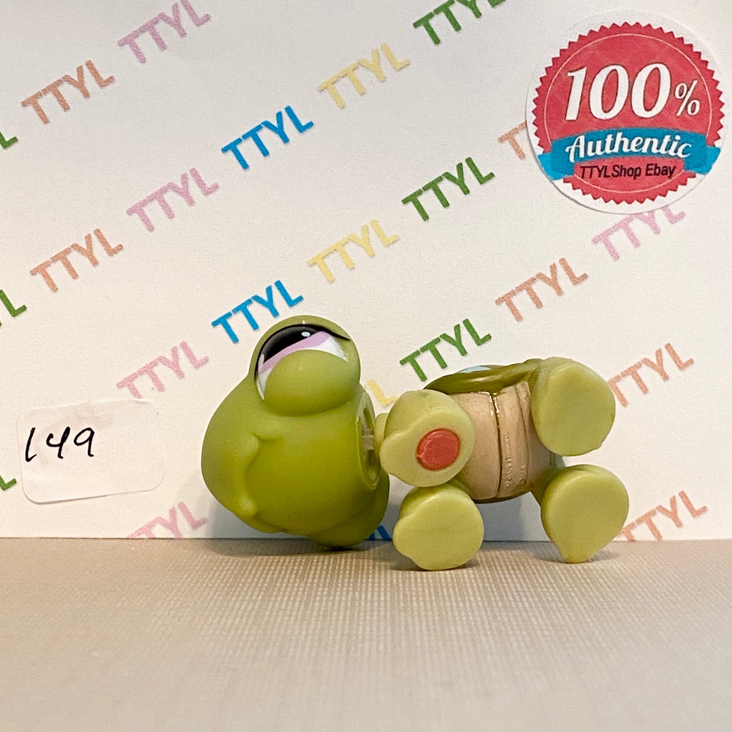 Authentic Vintage Littlest Pet Shop Turtle No. 149