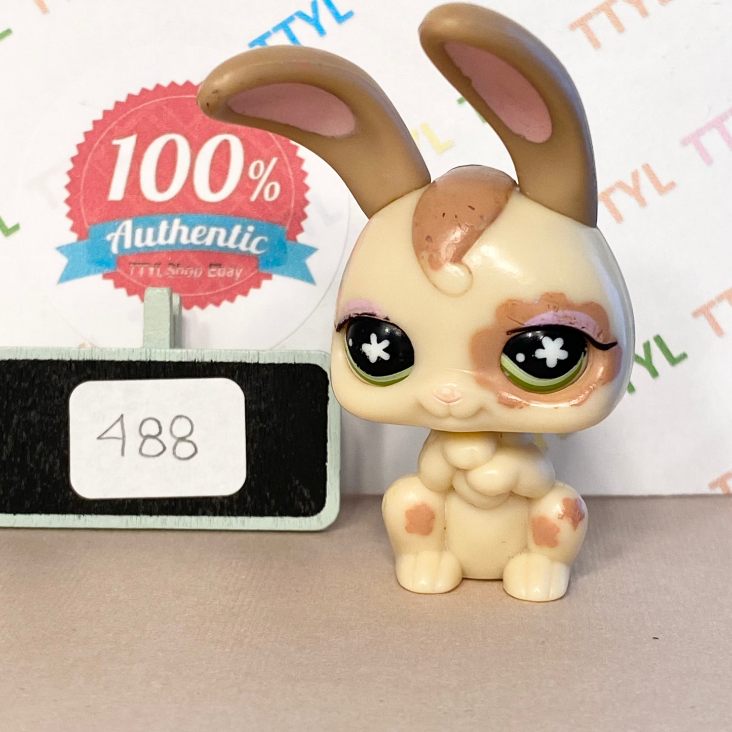Authentic Vintage Littlest Pet Shop Rabbit No. 488