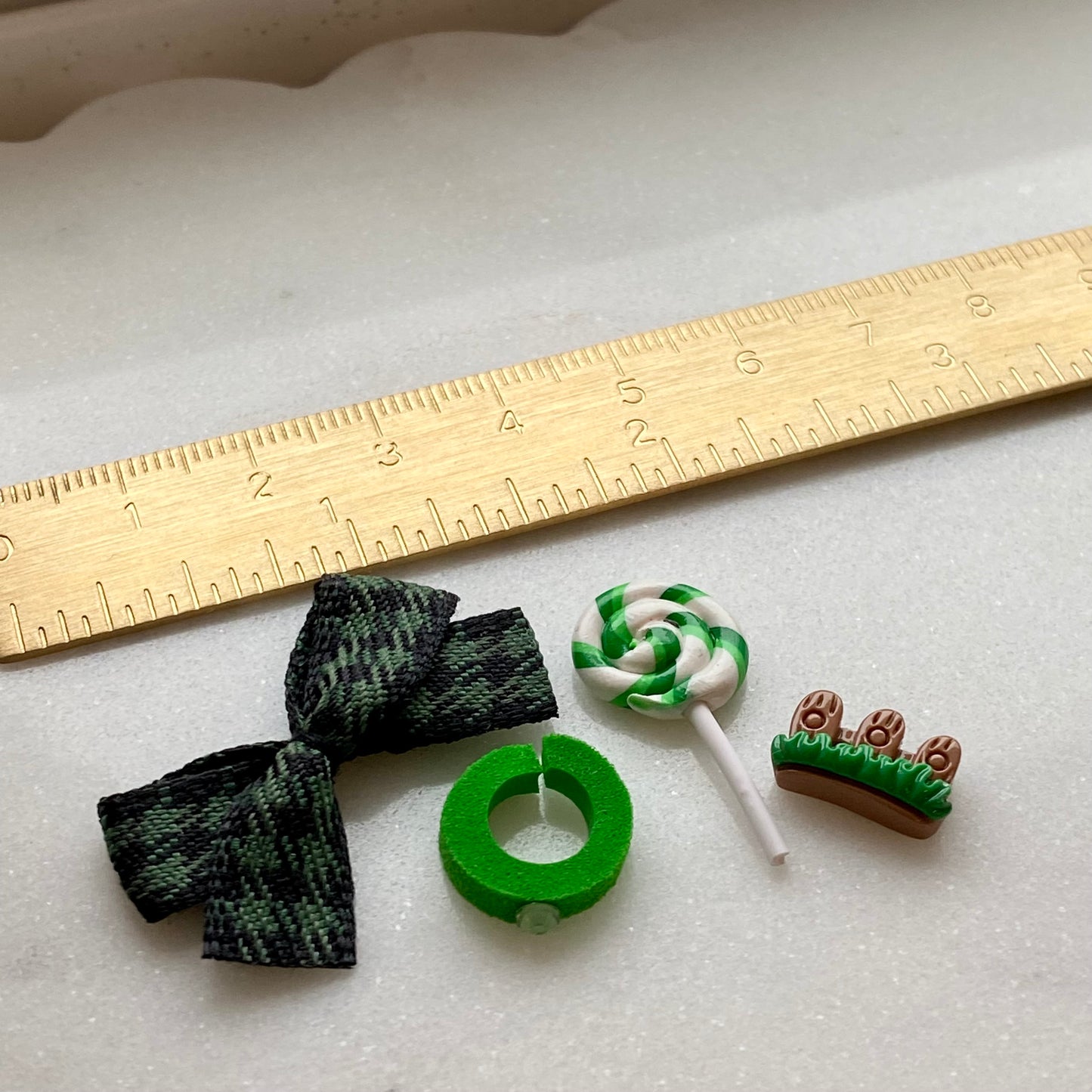 Vintage Authentic Littlest Pet Shop Great Dane Dog 1519 Brown Green