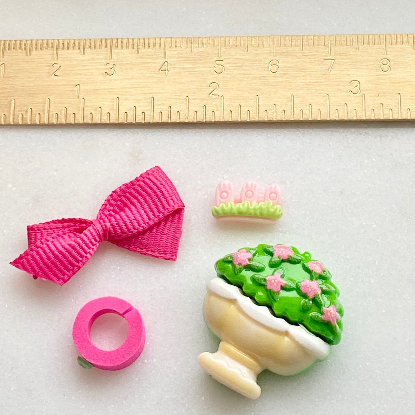 Vintage Authentic Littlest Pet Shop LPS Cat Kitten 1336 Petriplets Green Pink