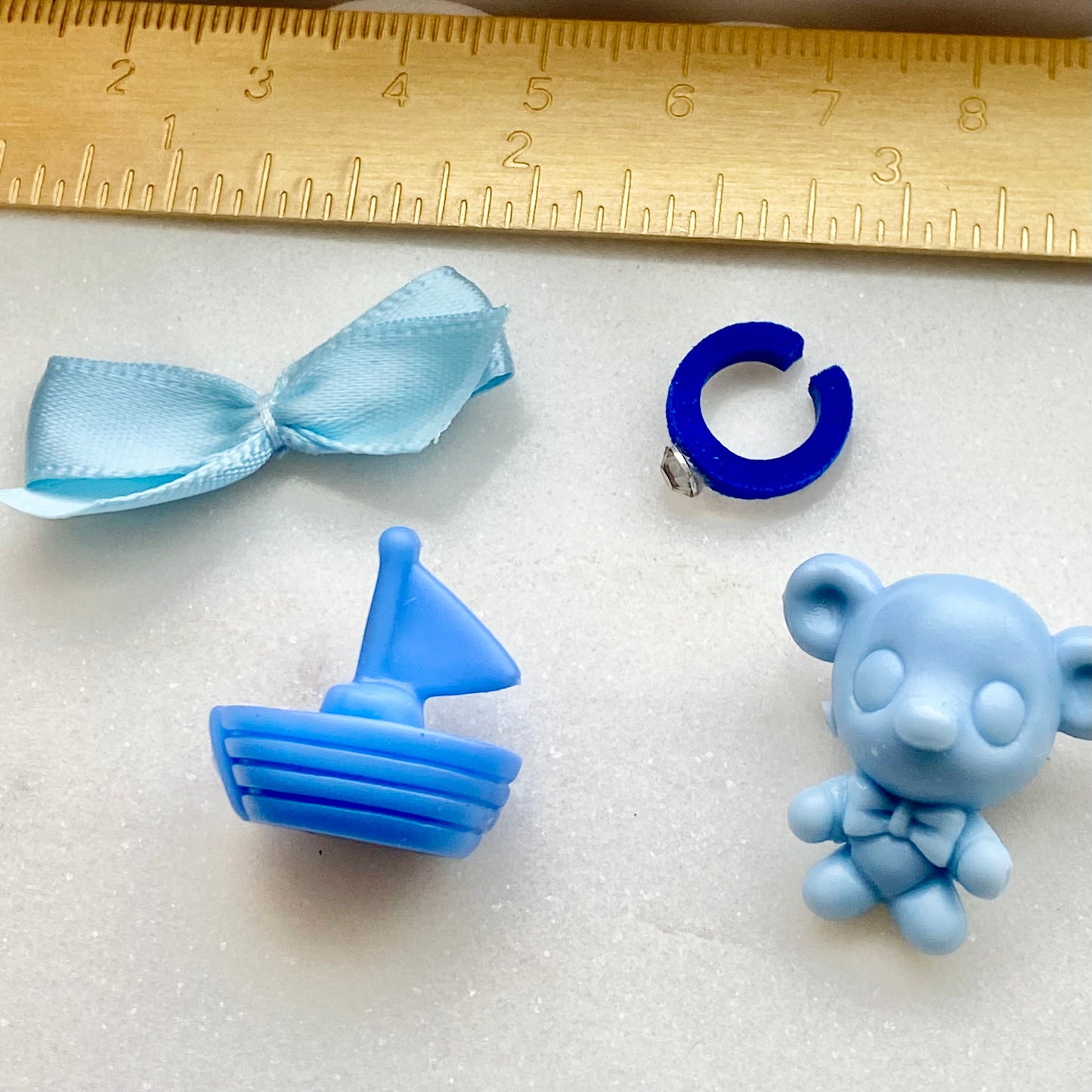 Vintage Authentic Littlest Pet Shop LPS Dog 1688 Great Dane Shopping Mall Grey Blue