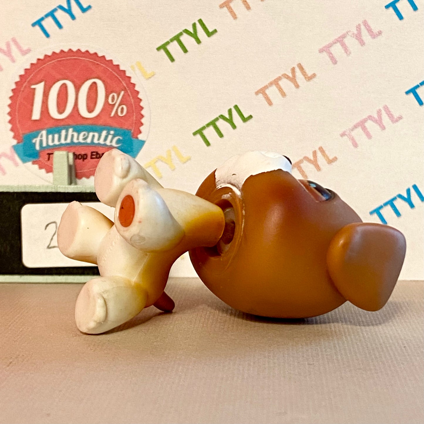 Authentic Vintage Littlest Pet Shop Boxer Dog No. 25