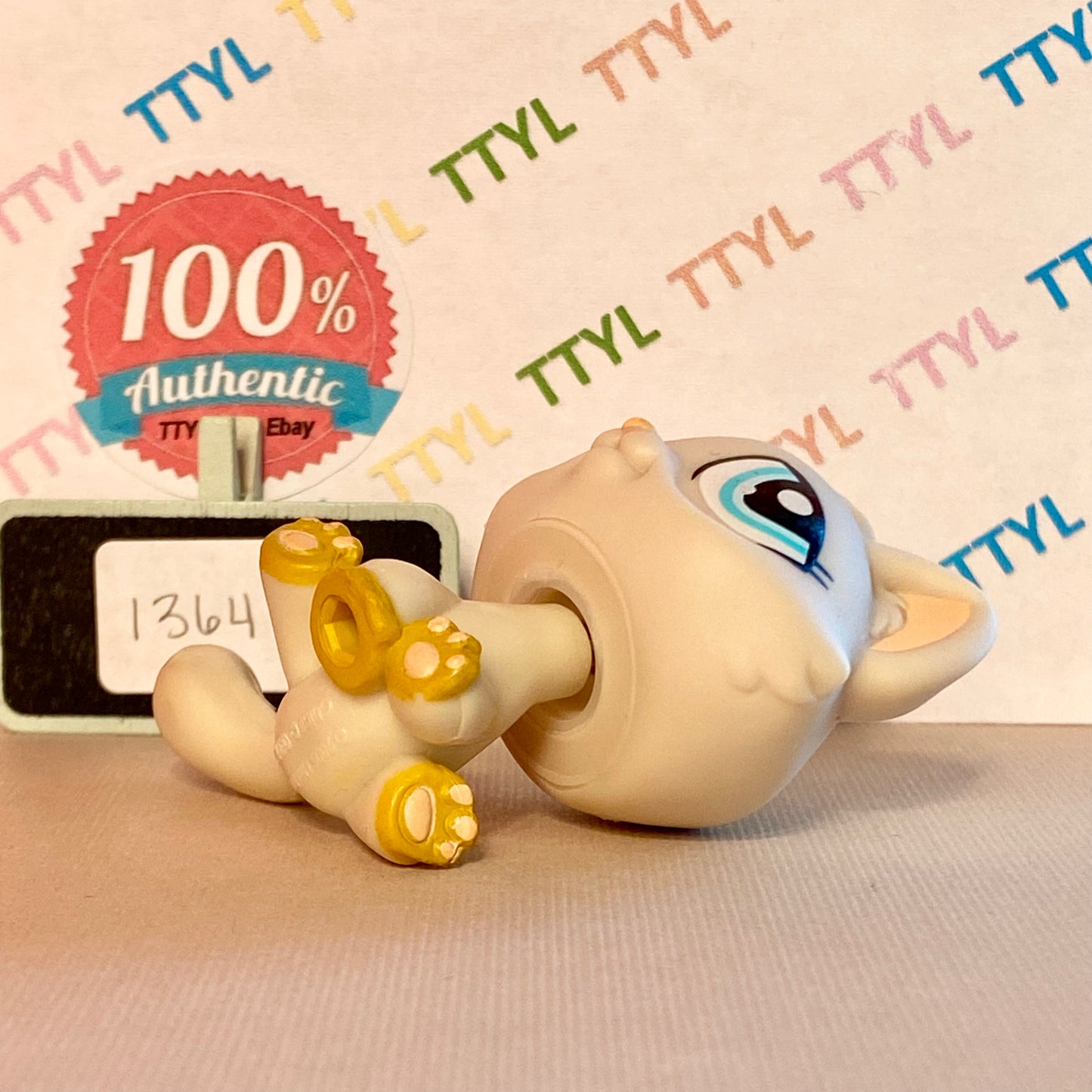 Authentic Vintage Littlest Pet Shop Kitten/Cat No. 1364