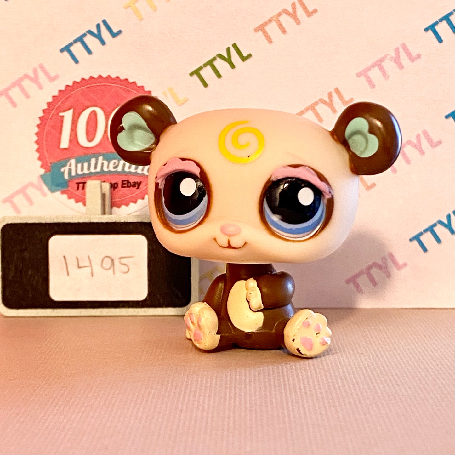Authentic Vintage Littlest Pet Shop Bear No. 1495