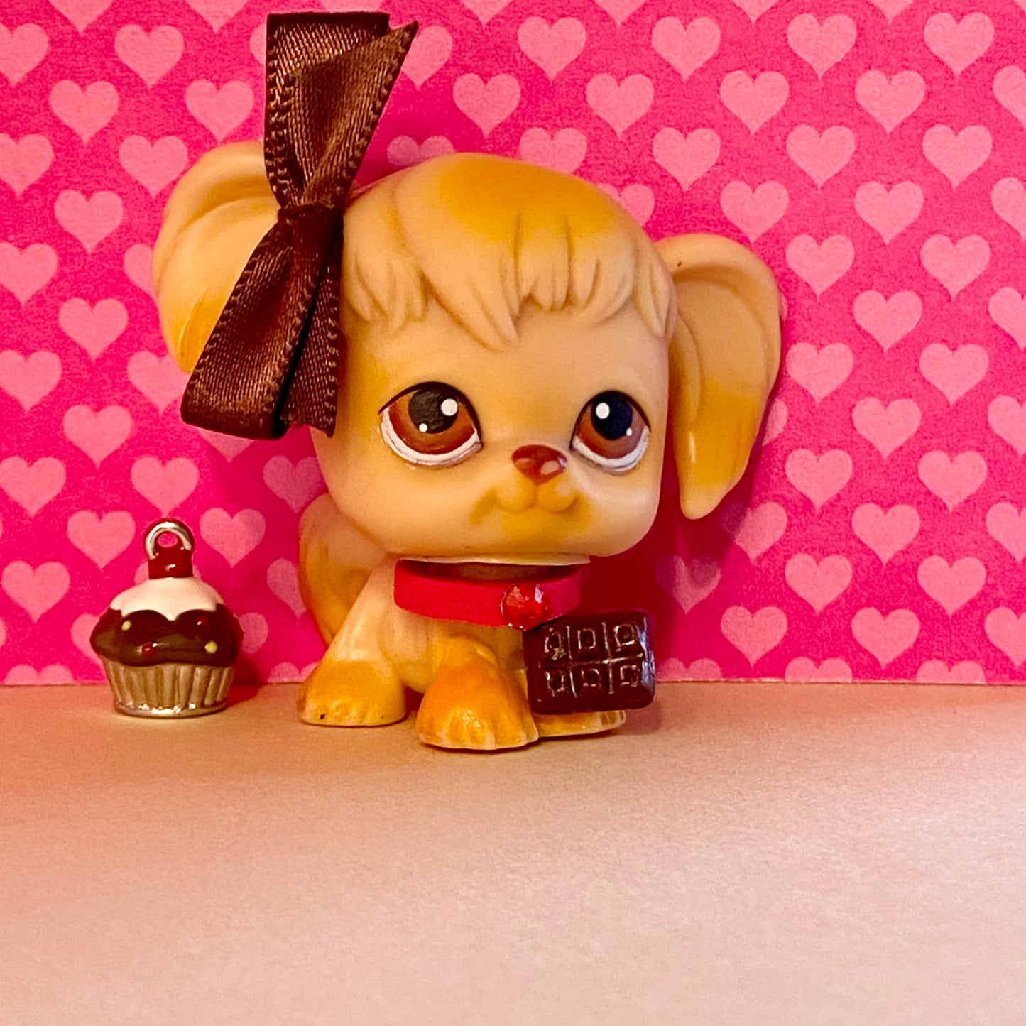 Authentic Vintage Littlest Pet Shop Spaniel Dog No. 26