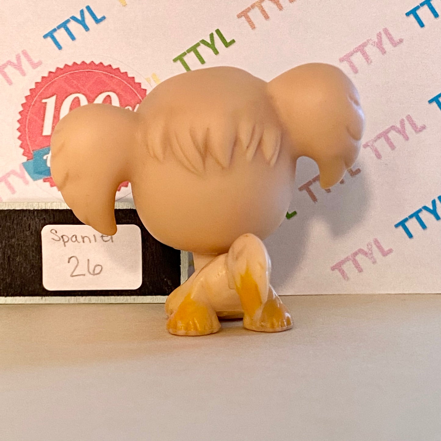 Authentic Vintage Littlest Pet Shop Spaniel Dog No. 26