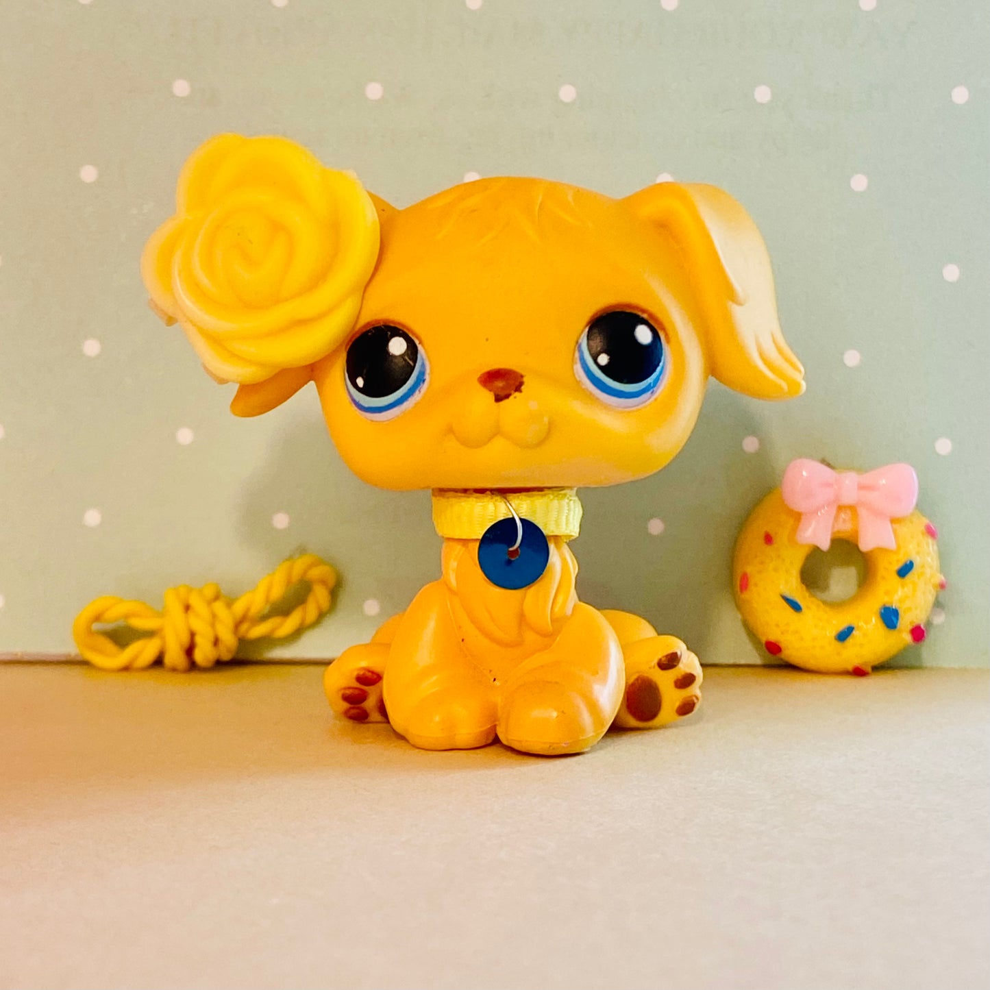 Authentic Vintage Littlest Pet Shop Retriever Dog No. 21