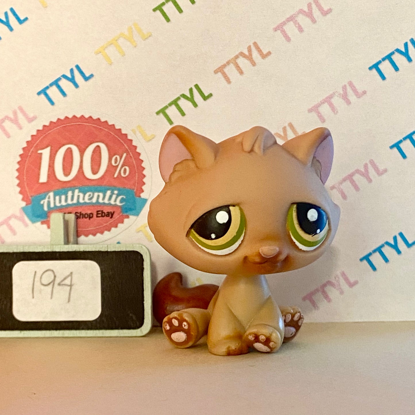 Authentic Vintage Littlest Pet Shop Kitten/Cat No. 194