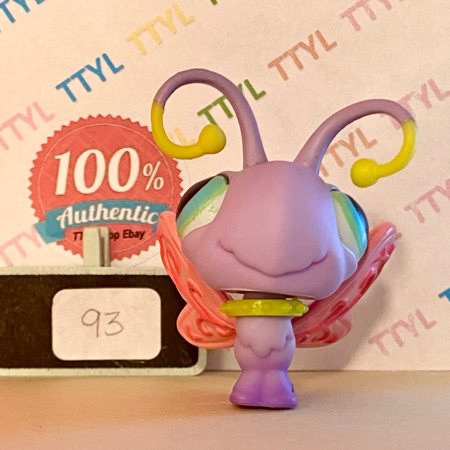 Authentic Vintage Littlest Pet Shop Butterfly No. 93
