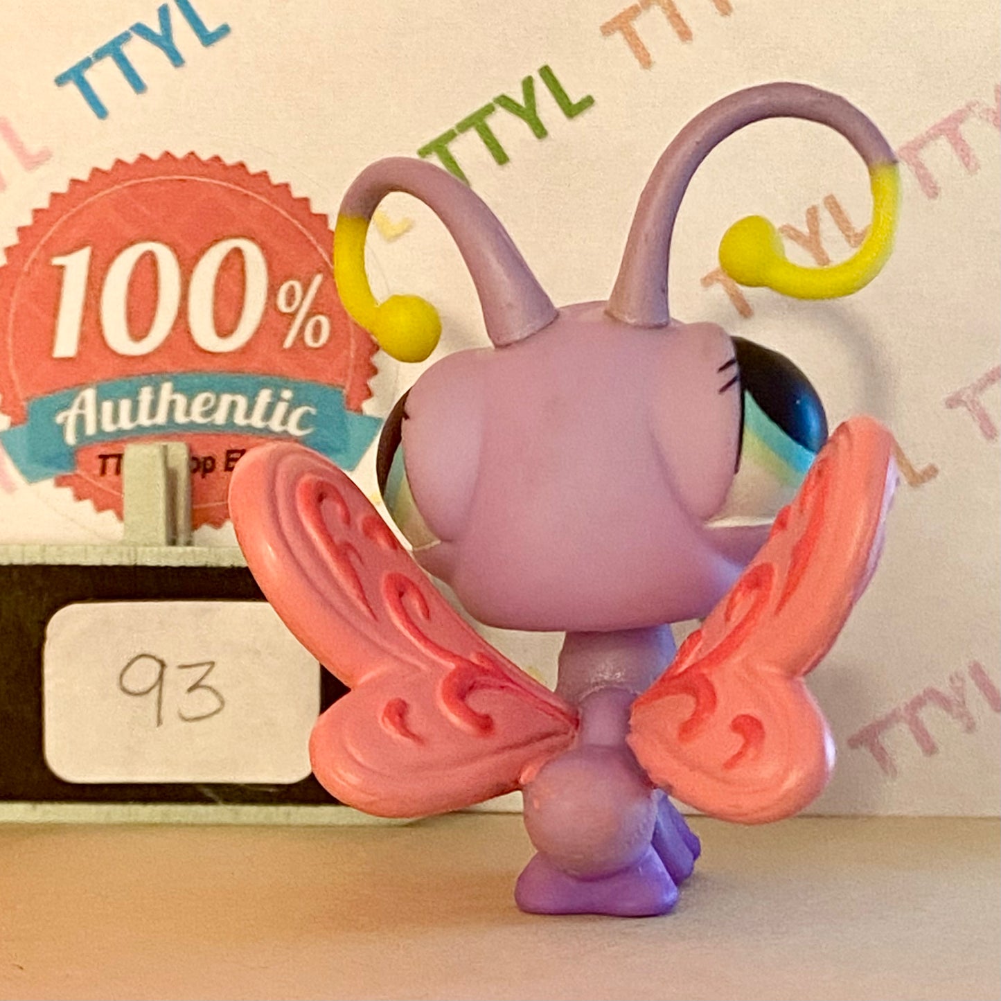 Authentic Vintage Littlest Pet Shop Butterfly No. 93