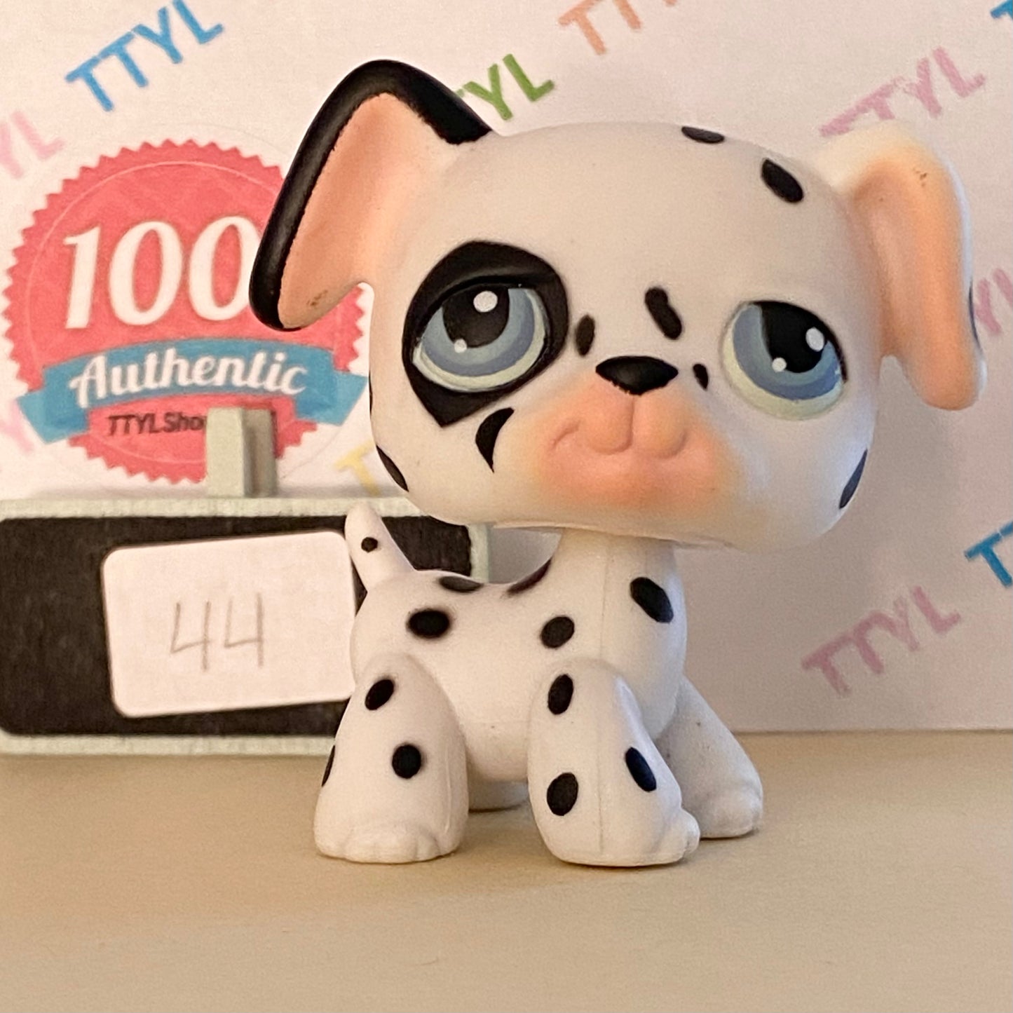 Authentic Vintage Littlest Pet Shop Dalmatian Dog No. 44