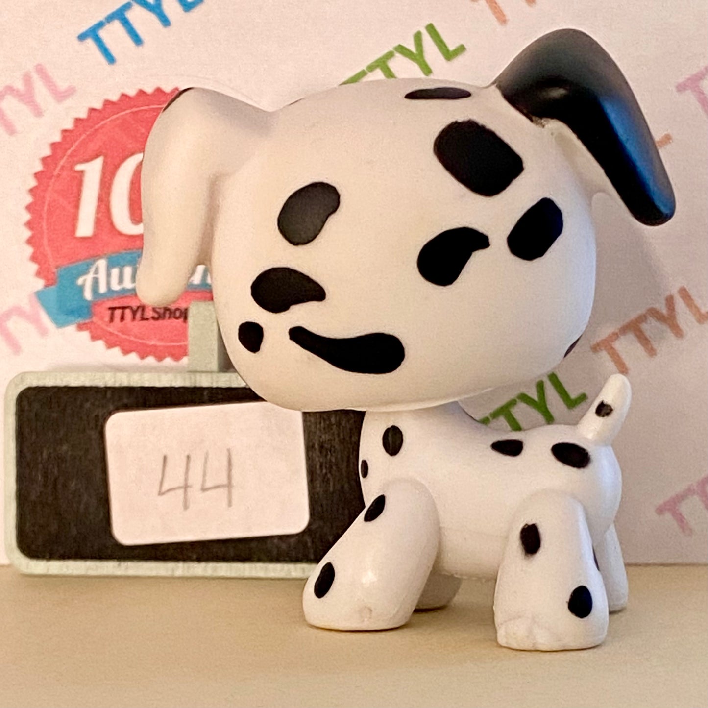 Authentic Vintage Littlest Pet Shop Dalmatian Dog No. 44