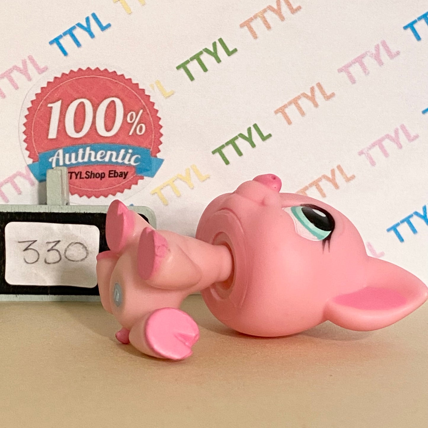 Authentic Vintage Littlest Pet Shop Pig No. 330