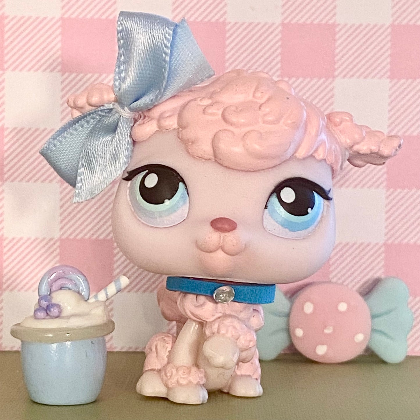 Authentic Vintage Littlest Pet Shop Poodle Dog No. 48