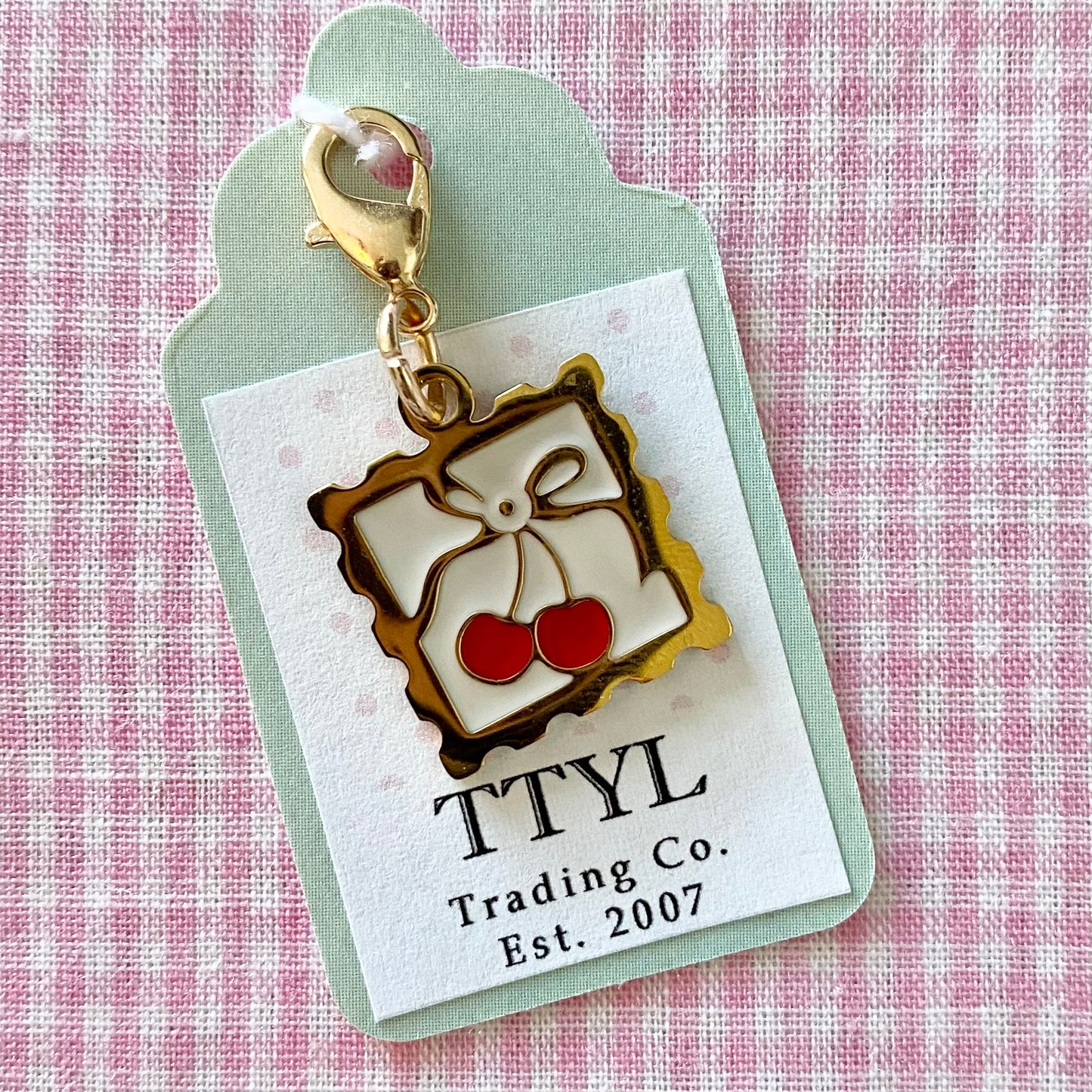 Cherry Postage Charm