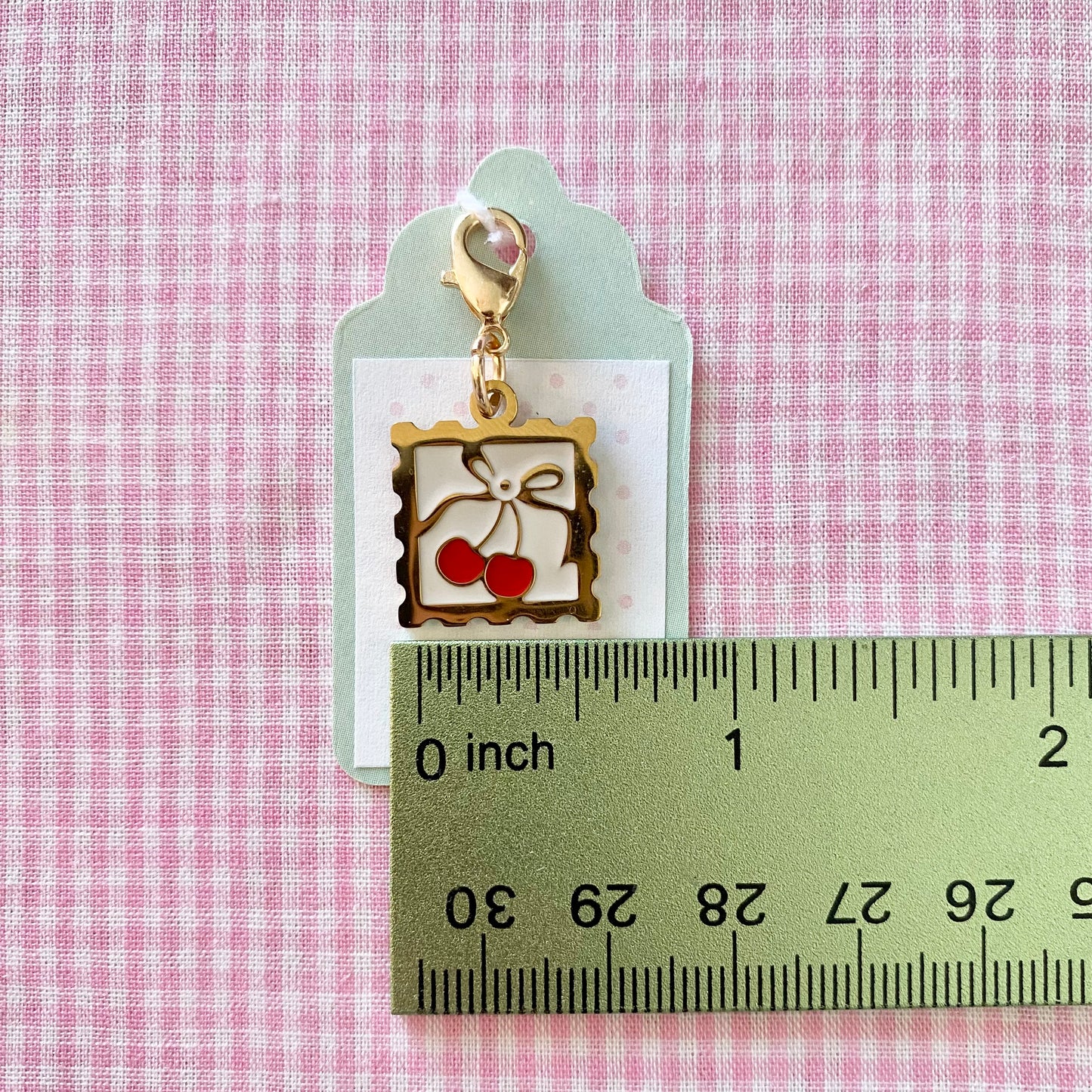 Cherry Postage Charm