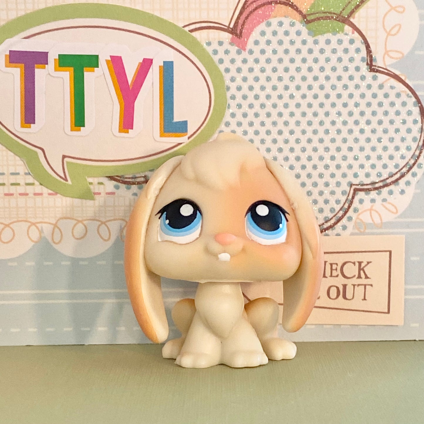 Vintage Authentic Littlest Pet Shop LPS Rabbit No. 95