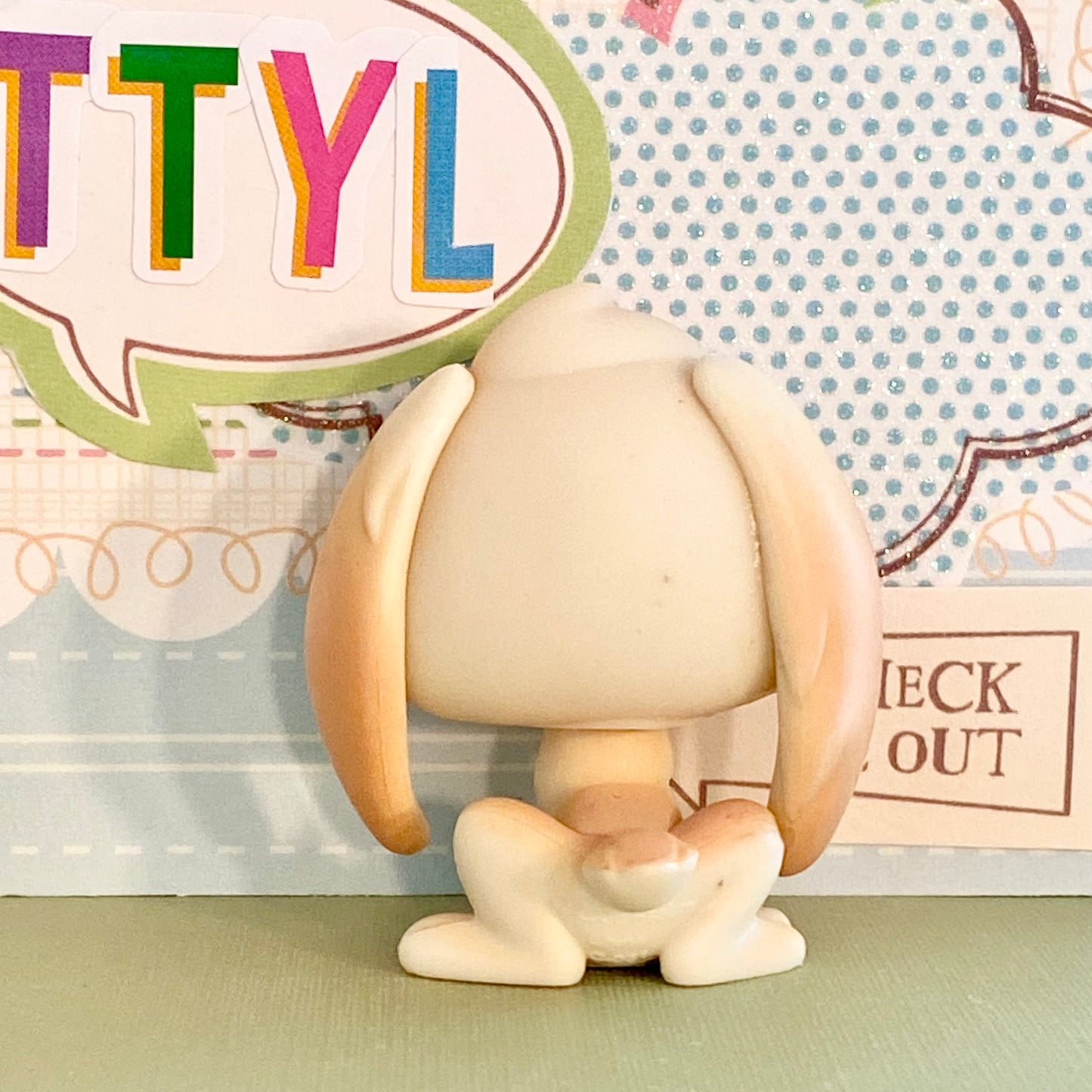 Vintage Authentic Littlest Pet Shop LPS Rabbit No. 95