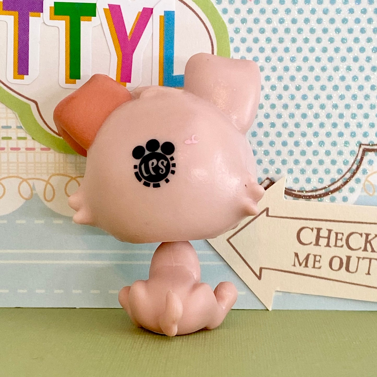 Vintage Authentic Littlest Pet Shop Dog Terrier Albie
