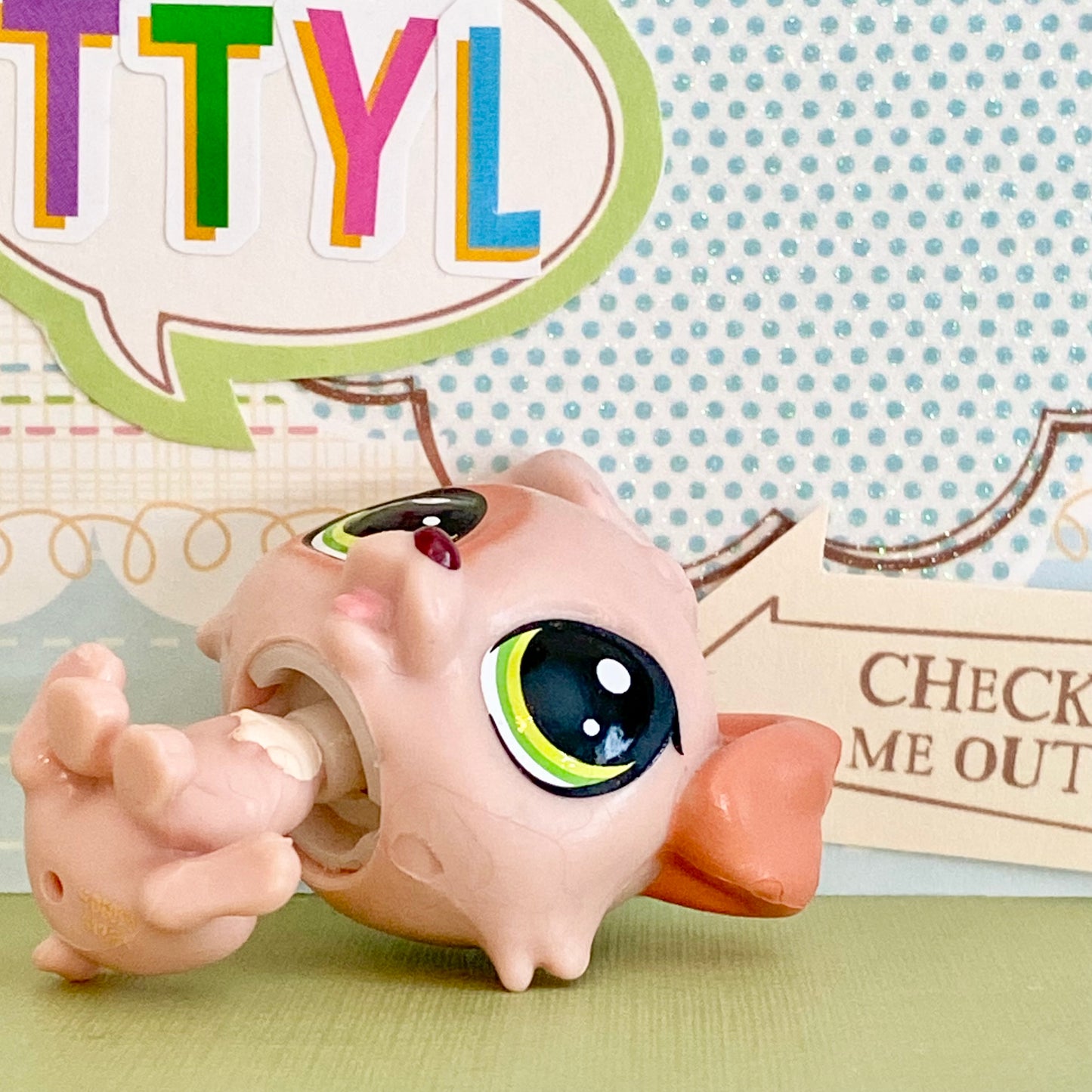 Vintage Authentic Littlest Pet Shop Dog Terrier Albie