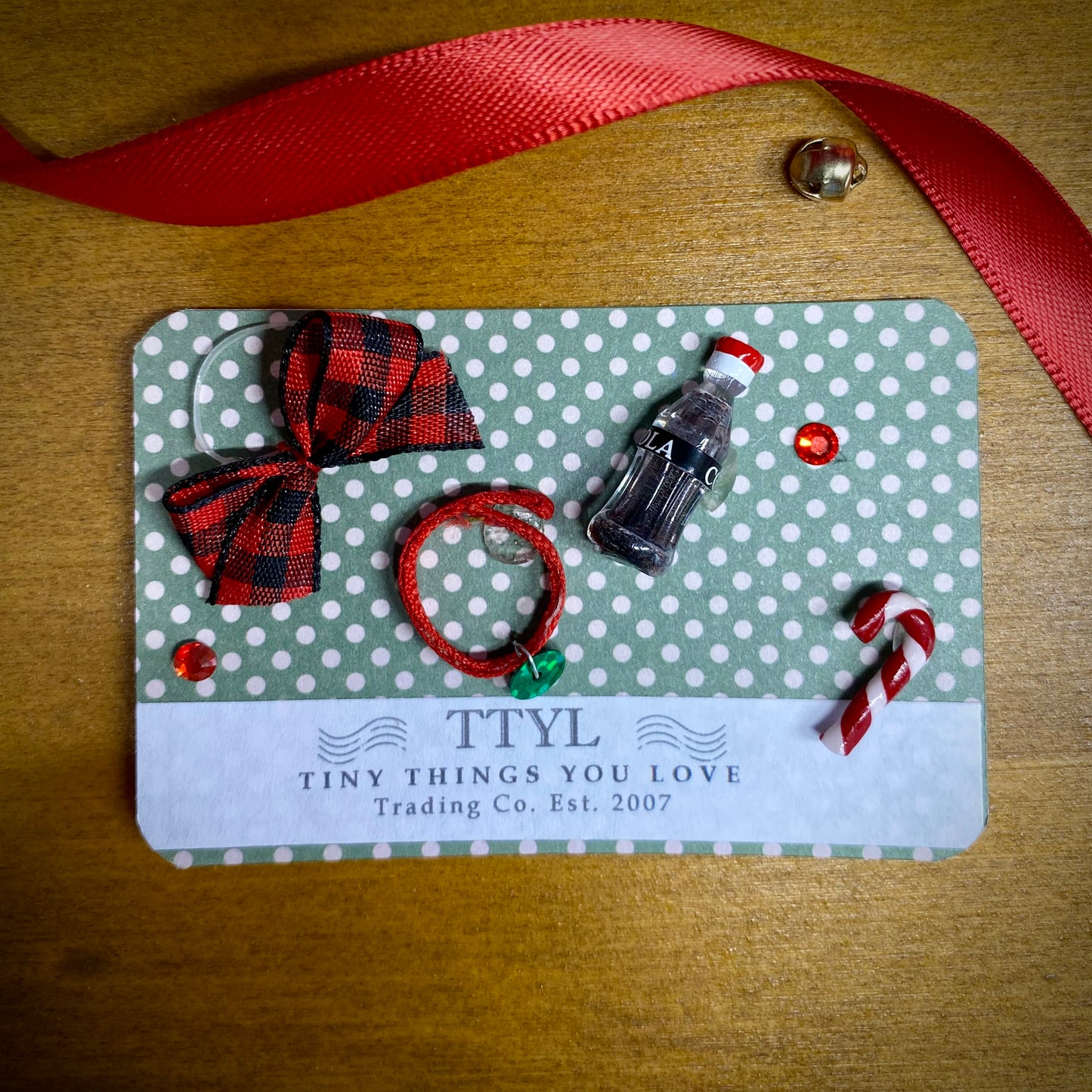 Vintage Authentic Littlest Pet Shop Dachshund 139 Green Christmas