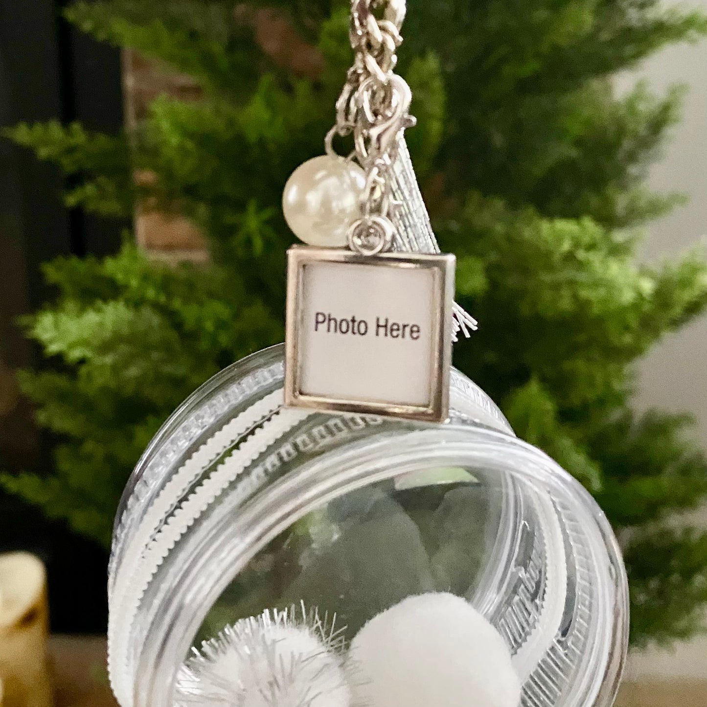 Silver Frame Charm
