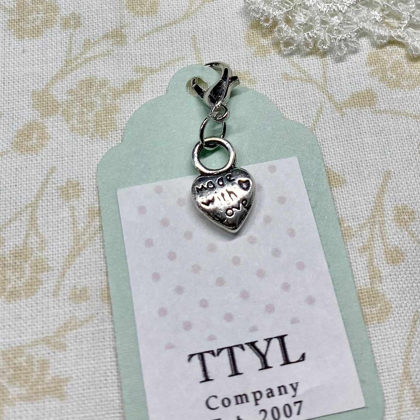 Made With Love Charm