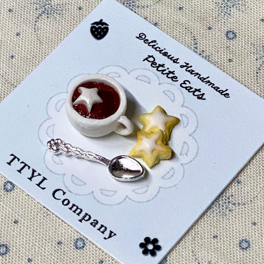 Miniature Cocoa & Star Cookies Set