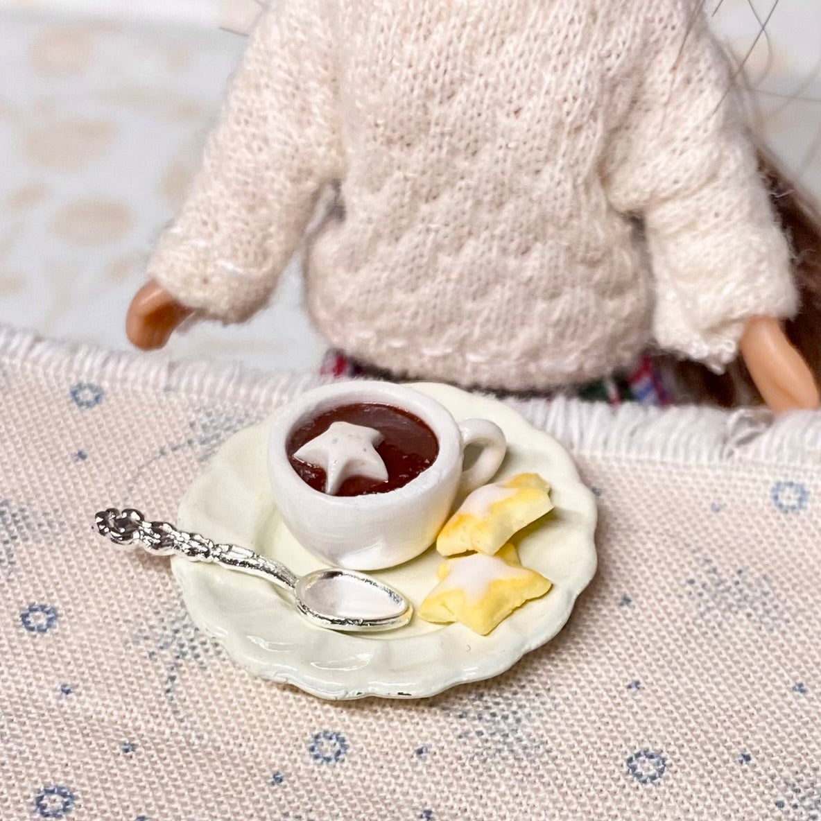 Miniature Cocoa & Star Cookies Set