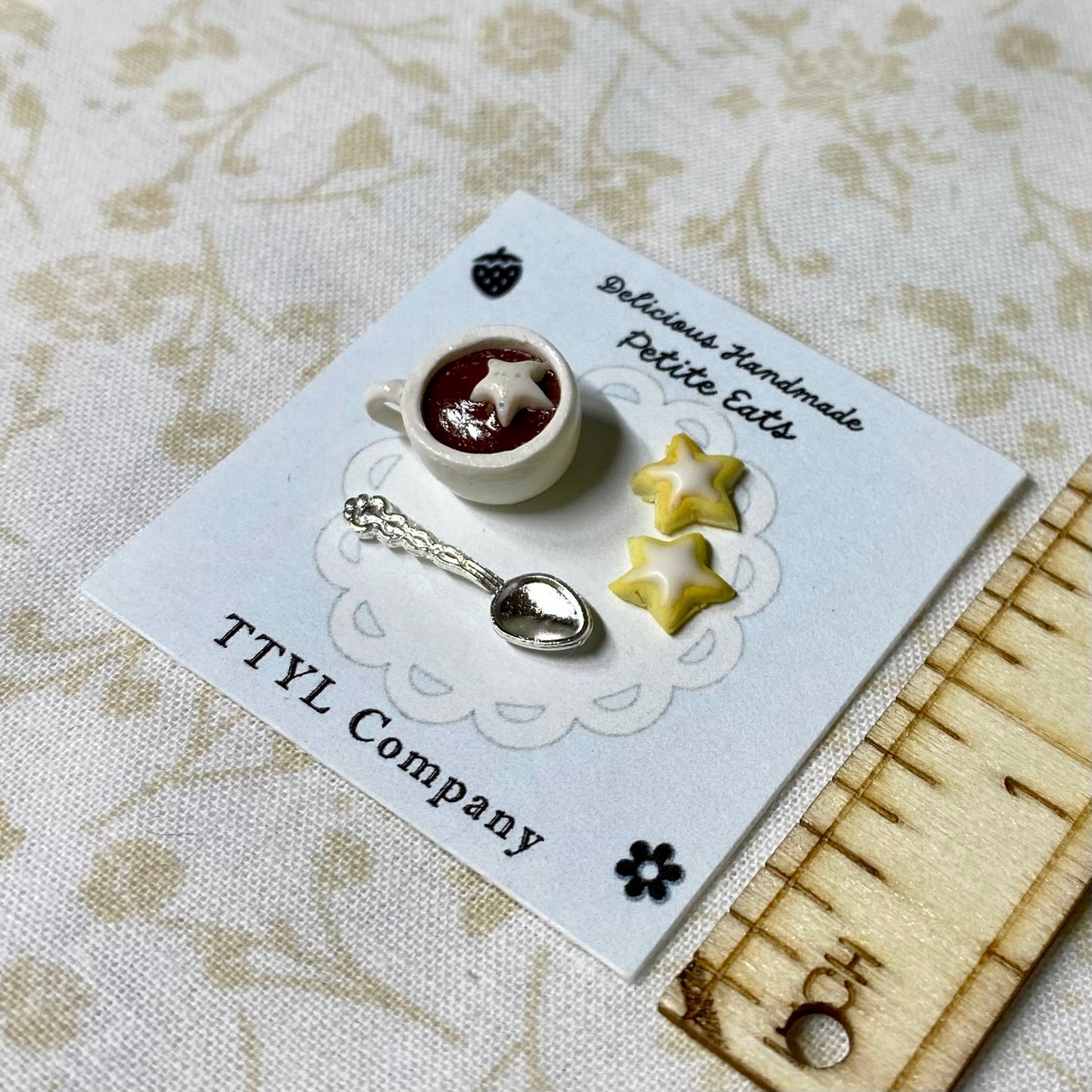 Miniature Cocoa & Star Cookies Set
