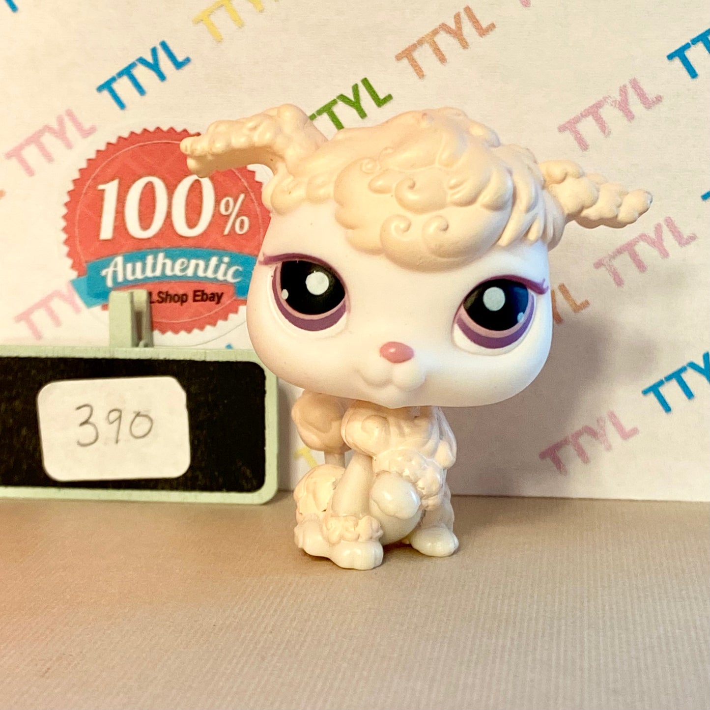 Authentic Vintage Littlest Pet Shop Poodle Dog No. 390